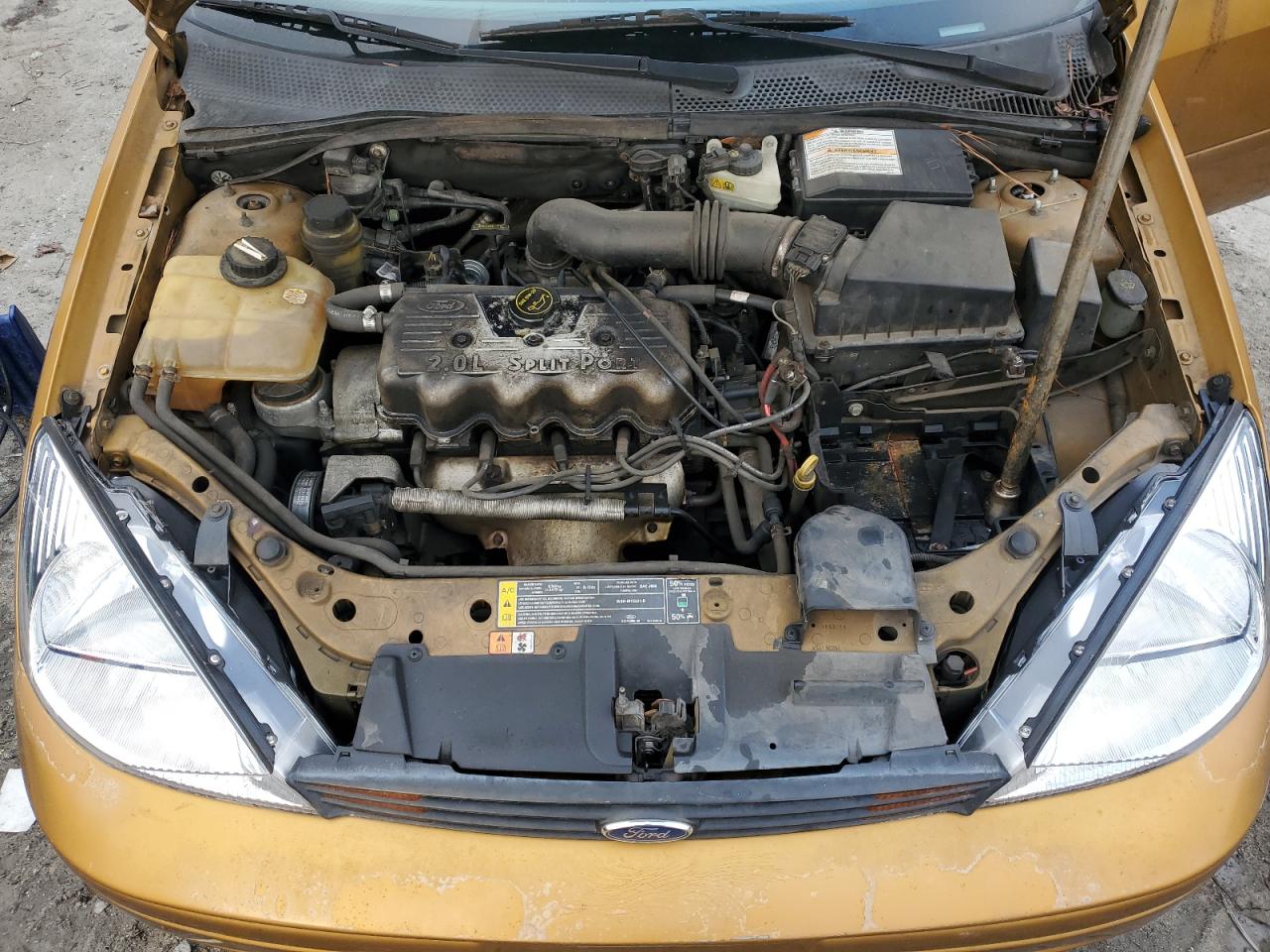 2001 Ford Focus VIN 1FAFP34P41W173569 Copart auction photo, side damage thumbnail 11