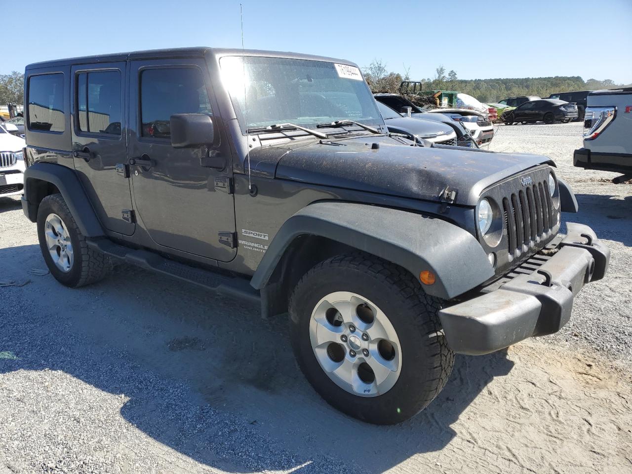 2017 Jeep Wrangler VIN 1C4BJWDG6HL540656 Copart auction photo, top/roof damage thumbnail 4