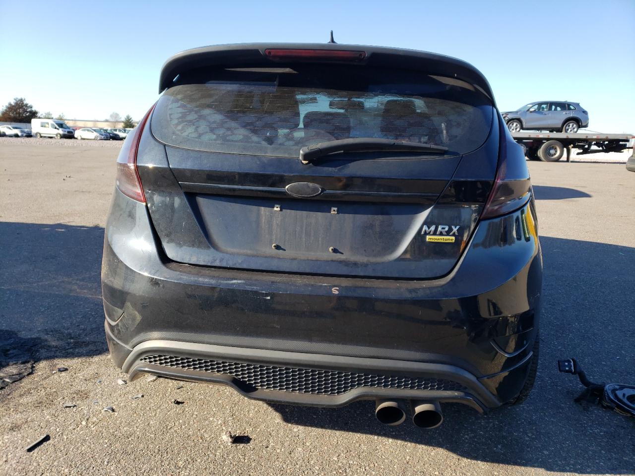 2017 Ford Fiesta VIN 3FADP4GXXHM126288 Copart auction photo, all over / hail damage thumbnail 6