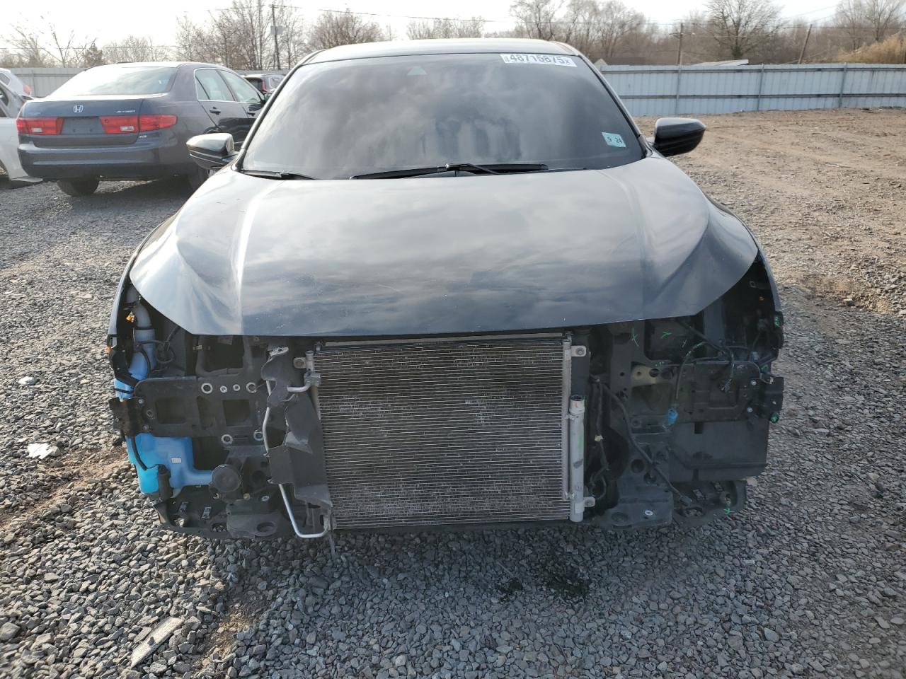 2019 Honda Civic VIN 2HGFC2F87KH584813 Copart auction photo, front end damage thumbnail 5