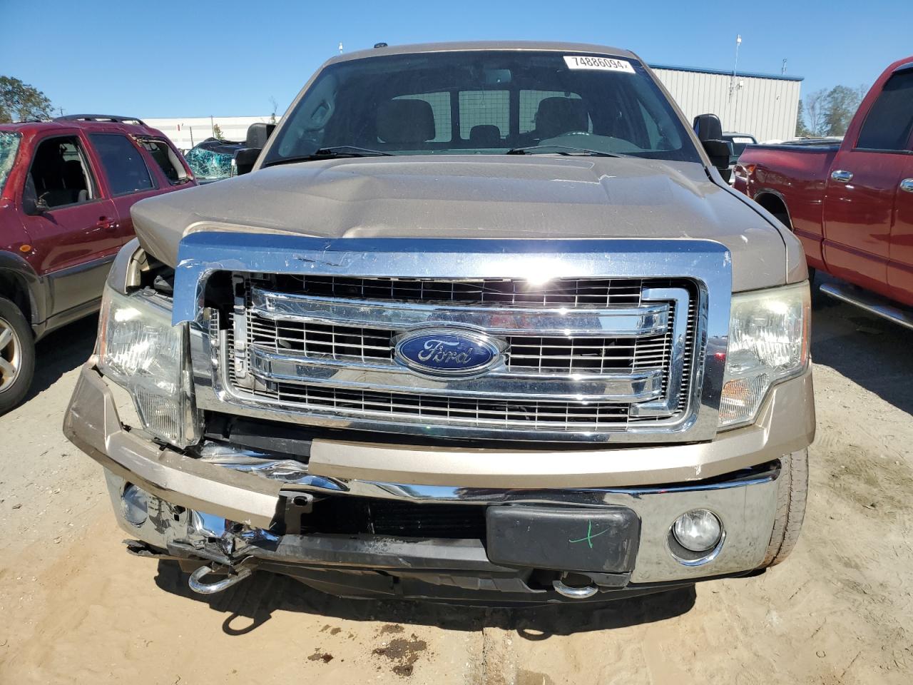 2013 Ford F-150 VIN 1FTFX1ETXDFD53427 Copart auction photo, front end damage thumbnail 5