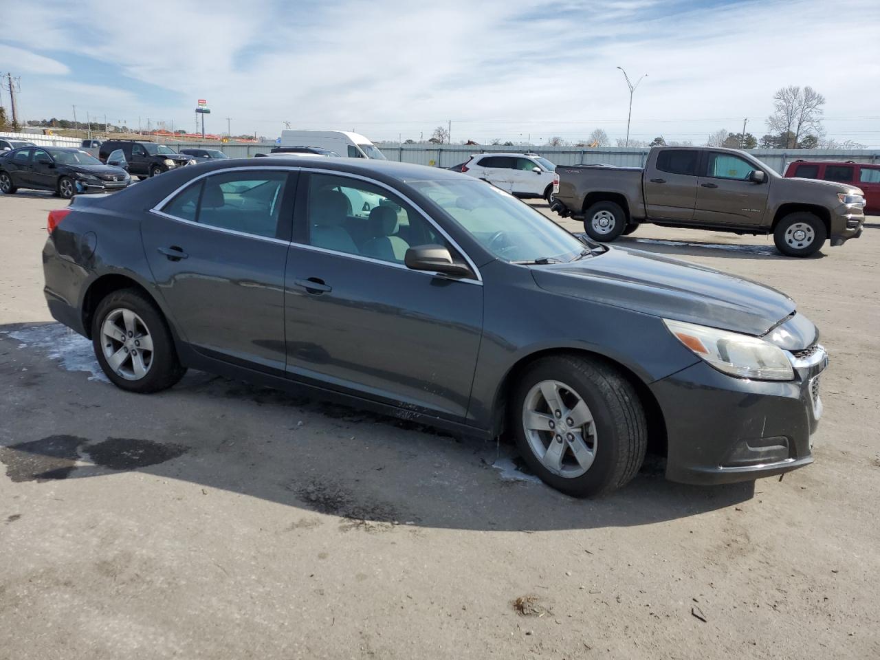2014 Chevrolet Malibu VIN 1G11B5SL9EF220396 Copart auction photo, side / front end damage thumbnail 4