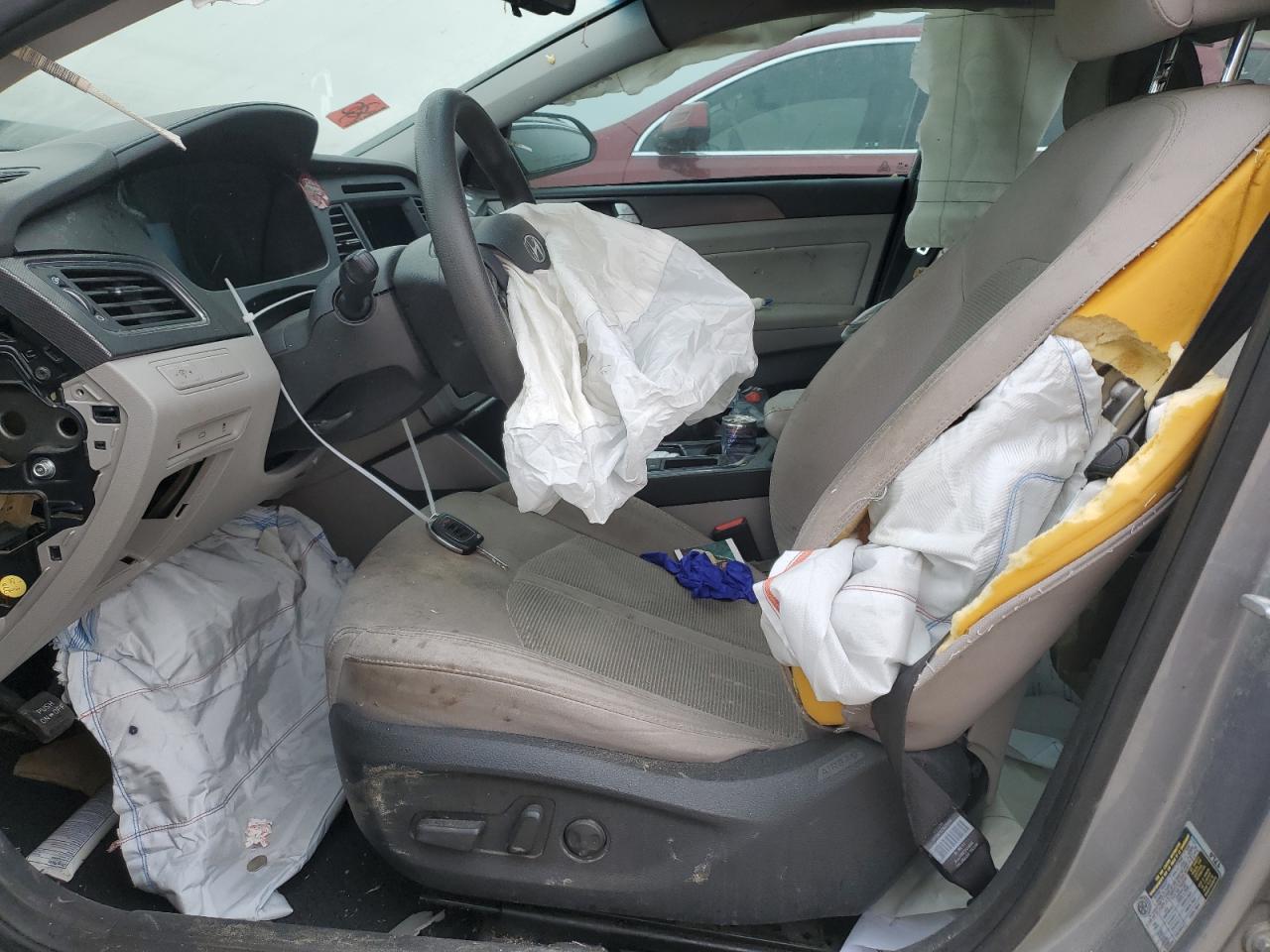 2016 Hyundai Sonata VIN 5NPE34AF5GH294130 Copart auction photo, all over / front end damage thumbnail 7
