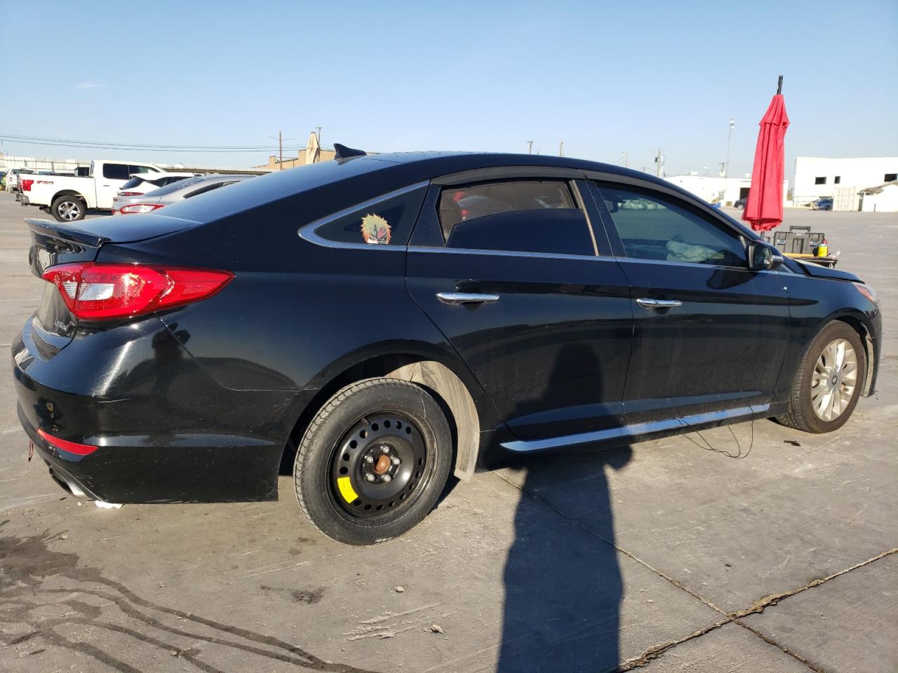 2015 Hyundai Sonata VIN 5NPE34AF2FH032886 Copart auction photo, front end damage thumbnail 3