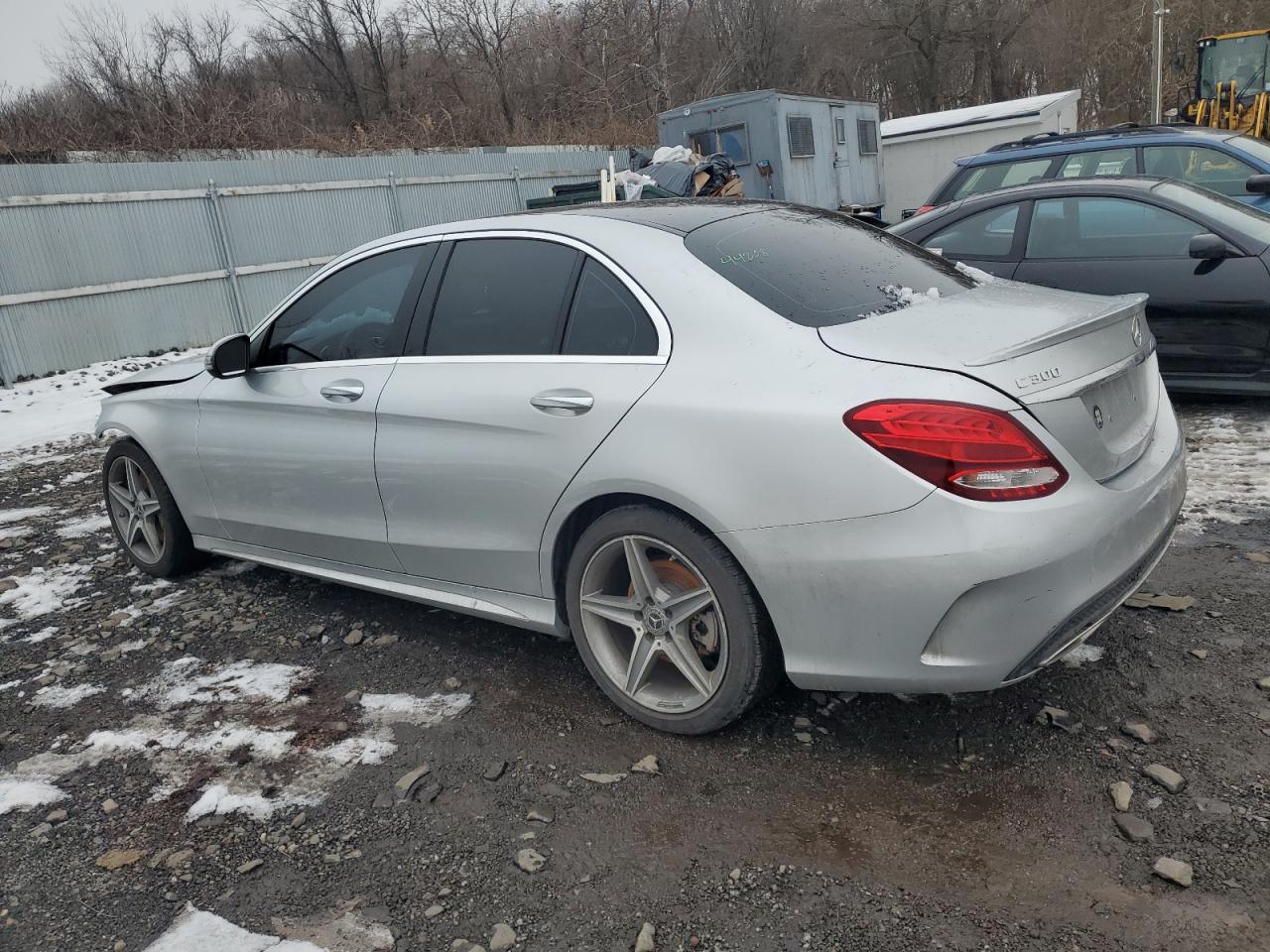 2018 Mercedes-Benz C-klasse VIN 55SWF4KB8JU238484 Copart auction photo, front end damage thumbnail 2