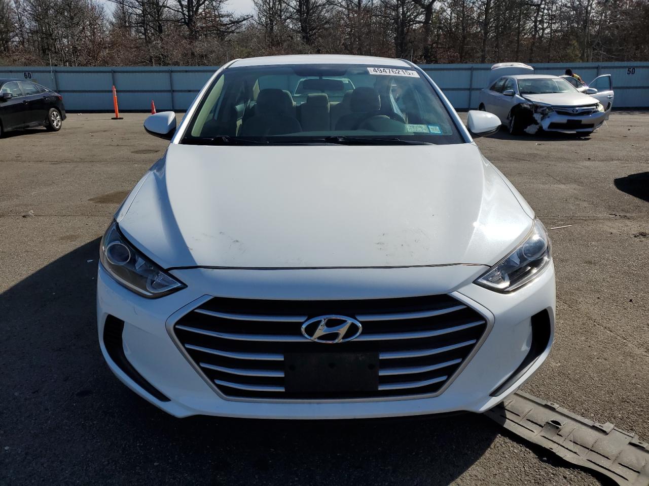 2018 Hyundai Elantra VIN 5NPD74LF4JH390321 Copart auction photo, rear end / side damage thumbnail 5