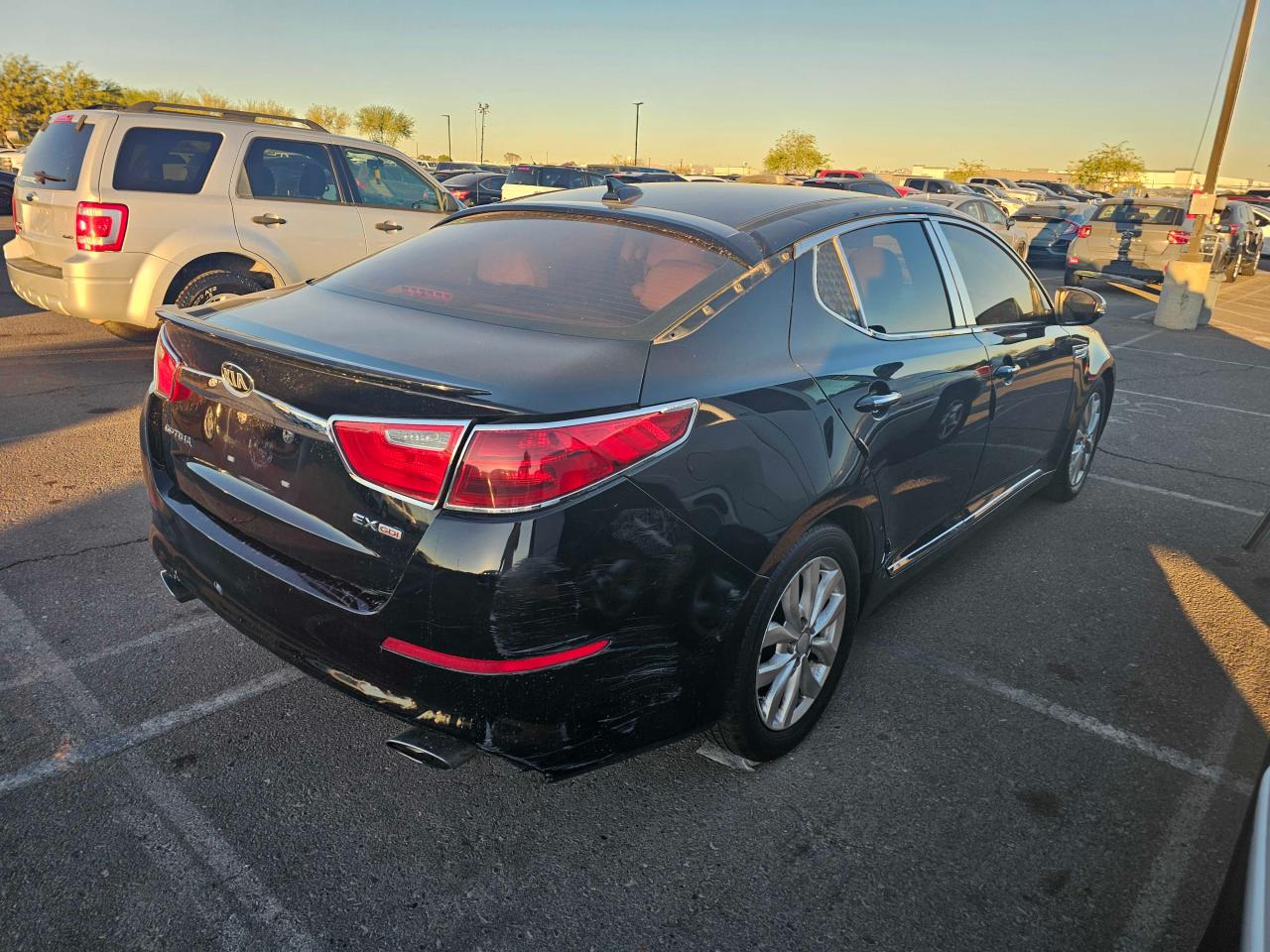 2015 KIA Optima VIN 5XXGN4A78FG406554 Copart auction photo, normal wear damage thumbnail 4