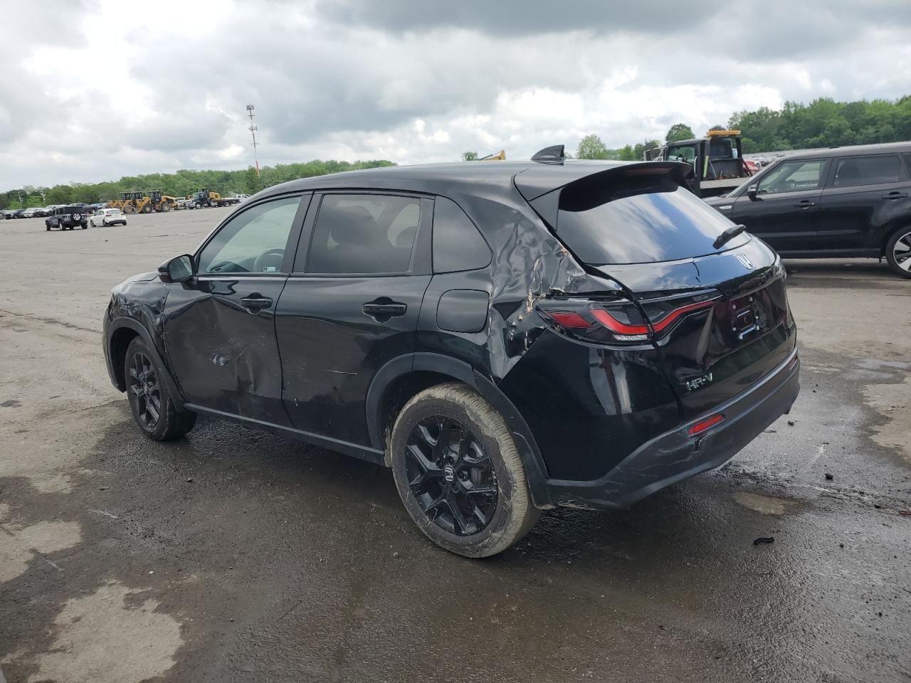 2024 Honda HR-V VIN 3CZRZ1H51RM723489 Copart auction photo, side damage thumbnail 2