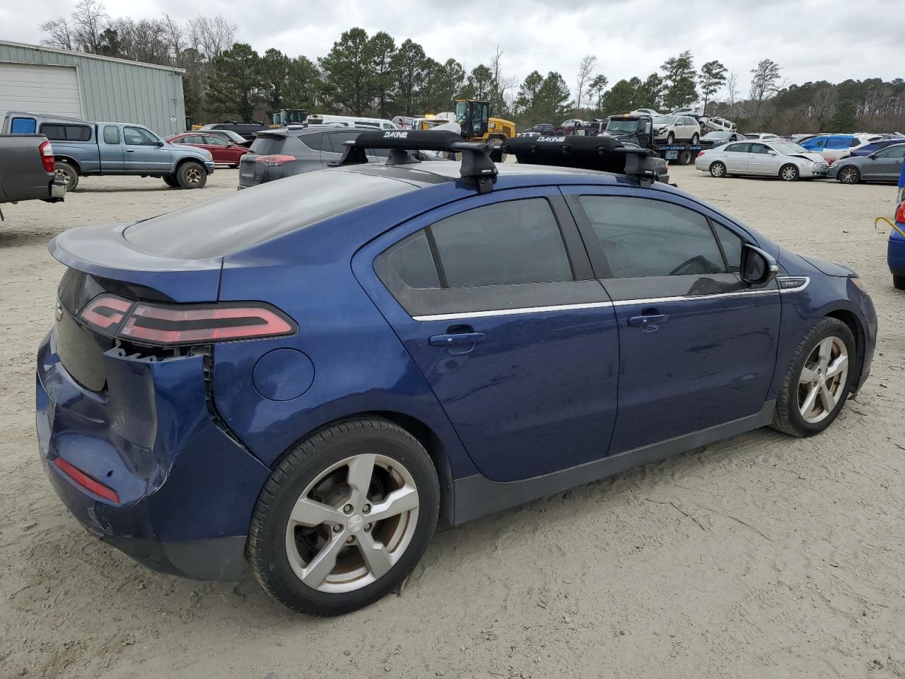 2012 Chevrolet Volt VIN 1G1RB6E42CU109582 Copart auction photo, rear end / minor dent/scratches damage thumbnail 3