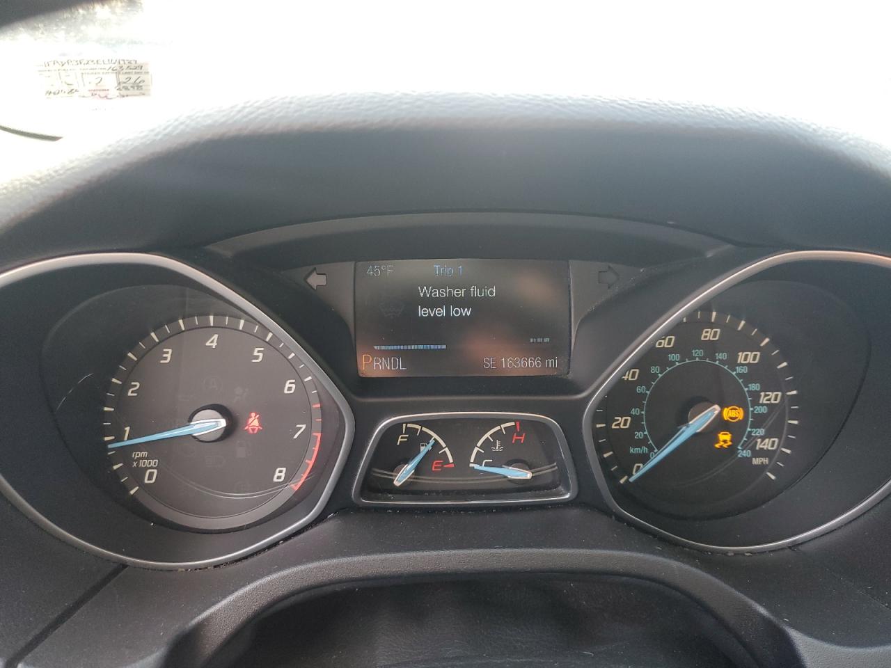 2014 Ford Focus VIN 1FADP3F23EL164989 Copart auction photo, front end / undercarriage damage thumbnail 9