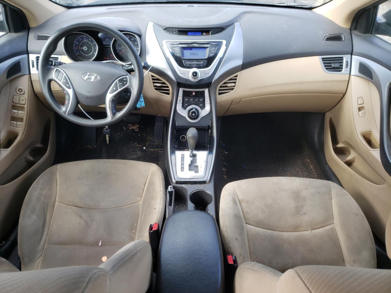 2011 Hyundai Elantra VIN KMHDH4AE0BU119587 Copart auction photo, minor dent/scratches damage thumbnail 8