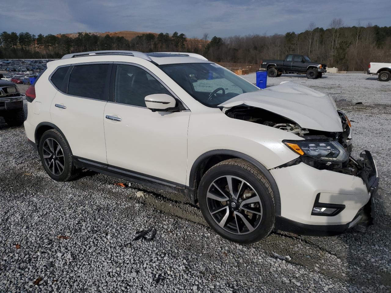 2018 Nissan Rogue VIN JN8AT2MTXJW492115 Copart auction photo, front end / mechanical damage thumbnail 4