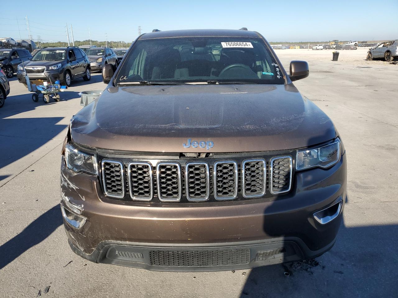 2017 Jeep Grand Cherokee VIN 1C4RJEAG8HC757364 Copart auction photo, side damage thumbnail 5