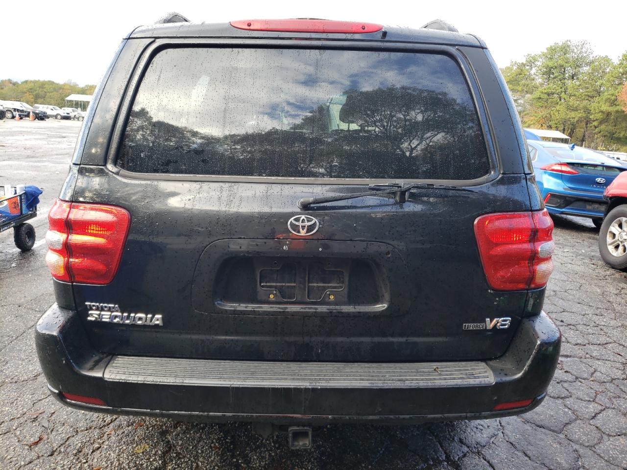 2004 Toyota Sequoia VIN 5TDZT38A94S231463 Copart auction photo, side / front end damage thumbnail 6