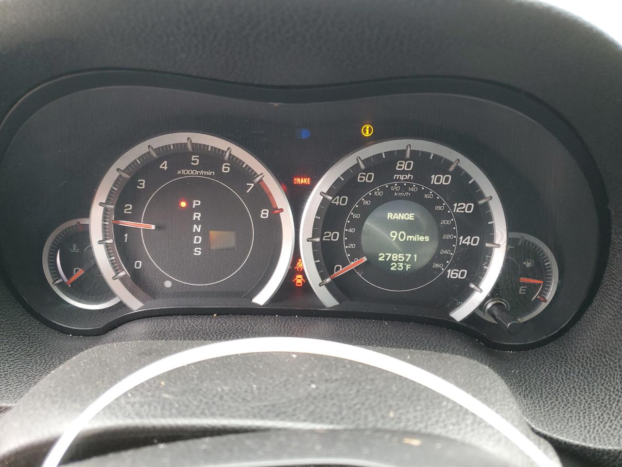 2009 Acura TSX VIN JH4CU26669C801597 Copart auction photo, front end / side damage thumbnail 9