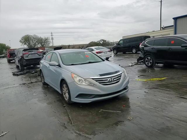 2014 Hyundai Sonata VIN 5NPEB4AC5EH864424 Copart auction photo, side / front end damage thumbnail 14