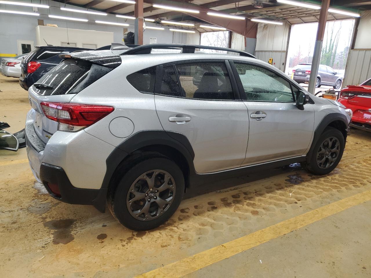 2021 Subaru XV VIN JF2GTHSC2MH345325 Copart auction photo, side / front end damage thumbnail 3