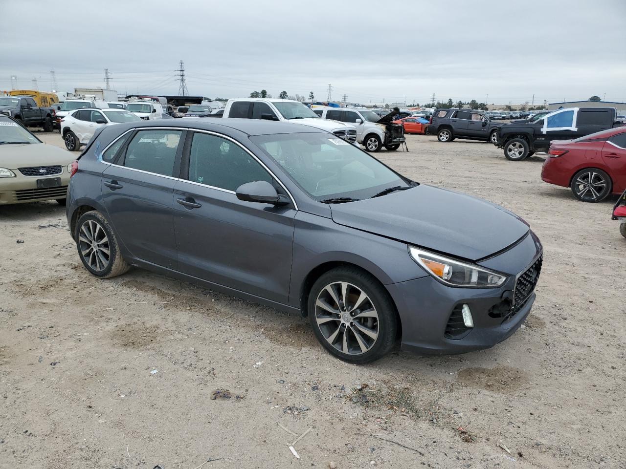 2018 Hyundai Elantra VIN KMHH35LE3JU022384 Copart auction photo, rear end / minor dent/scratches damage thumbnail 4