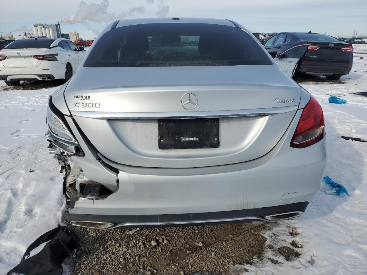 2018 Mercedes-Benz C-klasse VIN 55SWF4KB3JU264460 Copart auction photo, side / rear end damage thumbnail 6