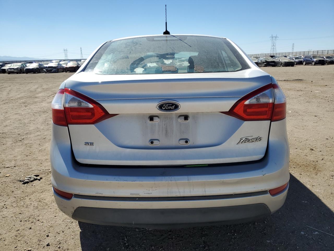 2017 Ford Fiesta VIN 3FADP4BJ8HM143397 Copart auction photo, all over damage thumbnail 6