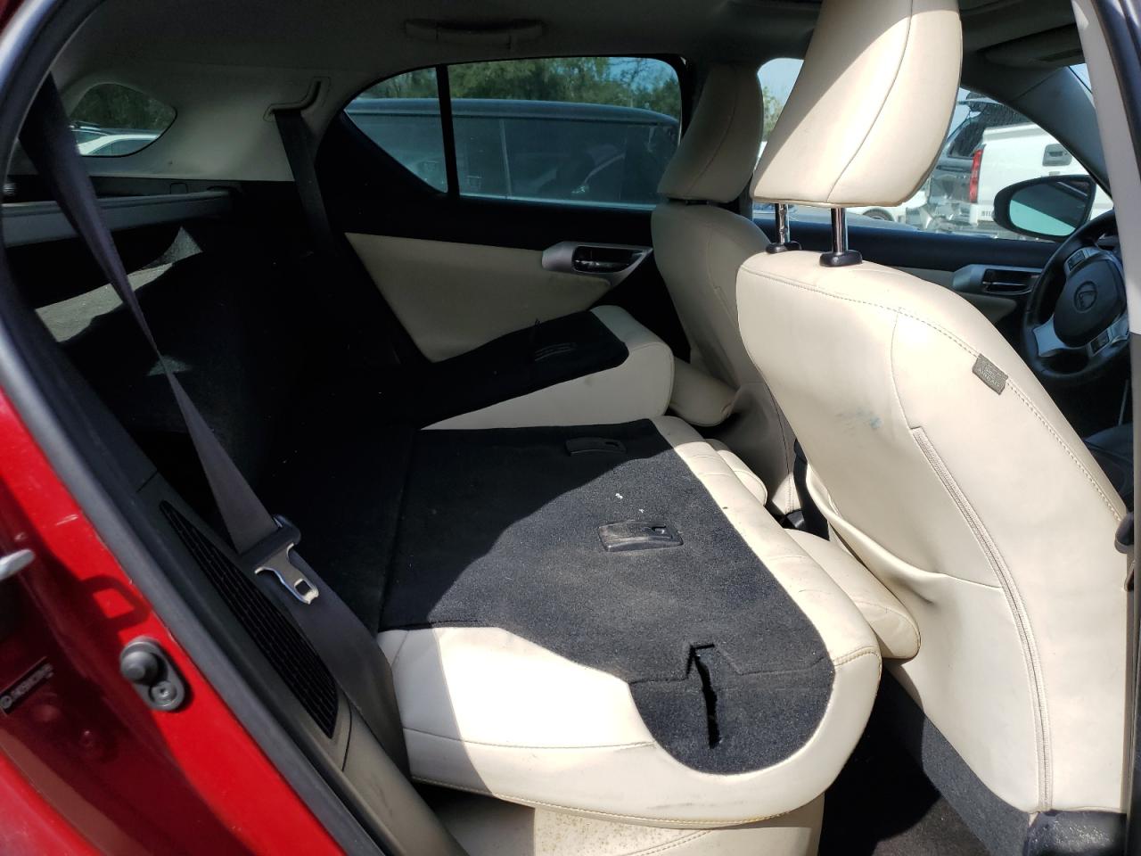 2012 Lexus CT VIN JTHKD5BHXC2086986 Copart auction photo, water/flood / rear end damage thumbnail 10