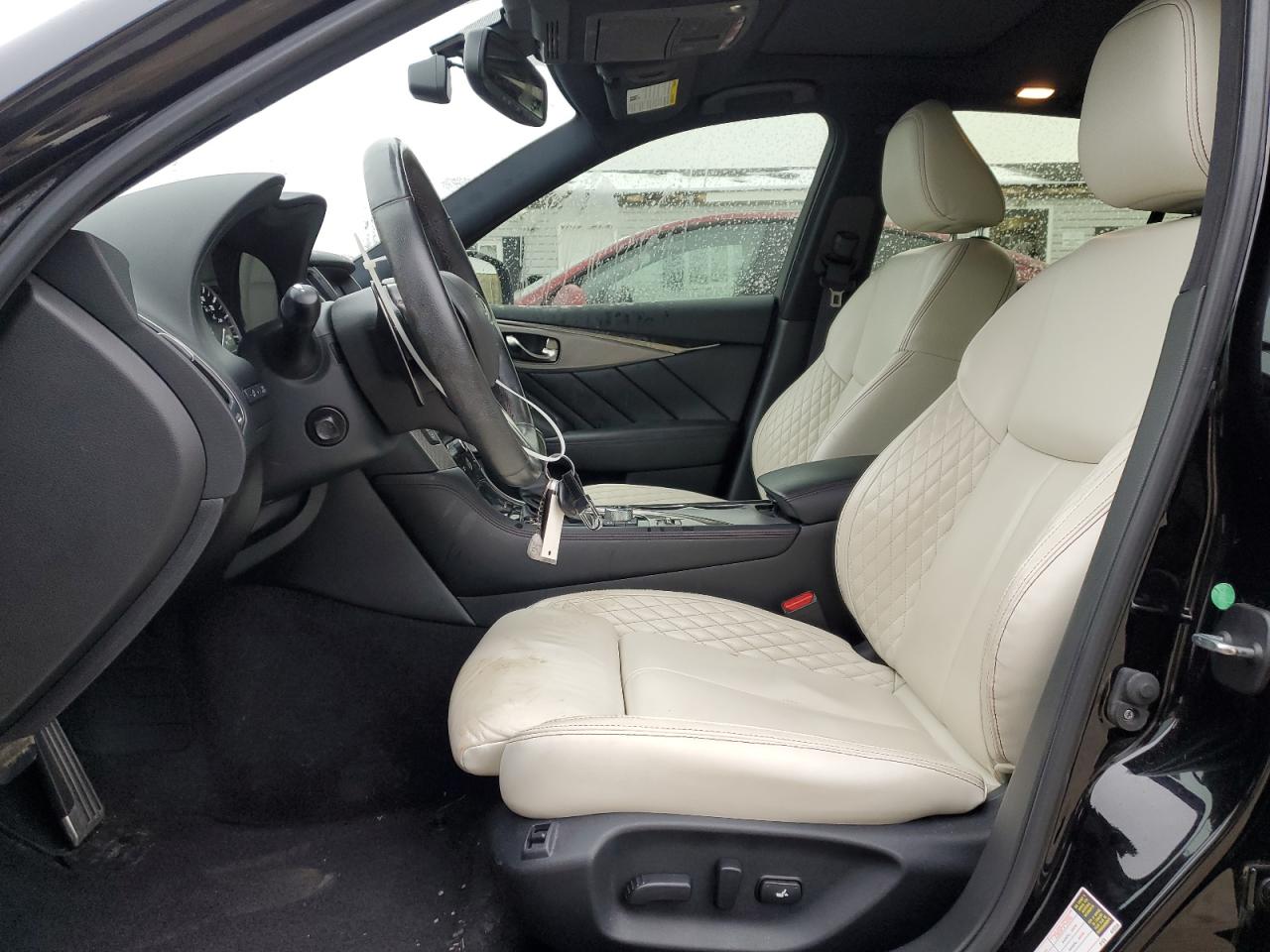 2019 Infiniti Q50 VIN JN1FV7ARXKM800157 Copart auction photo, front end / side damage thumbnail 7