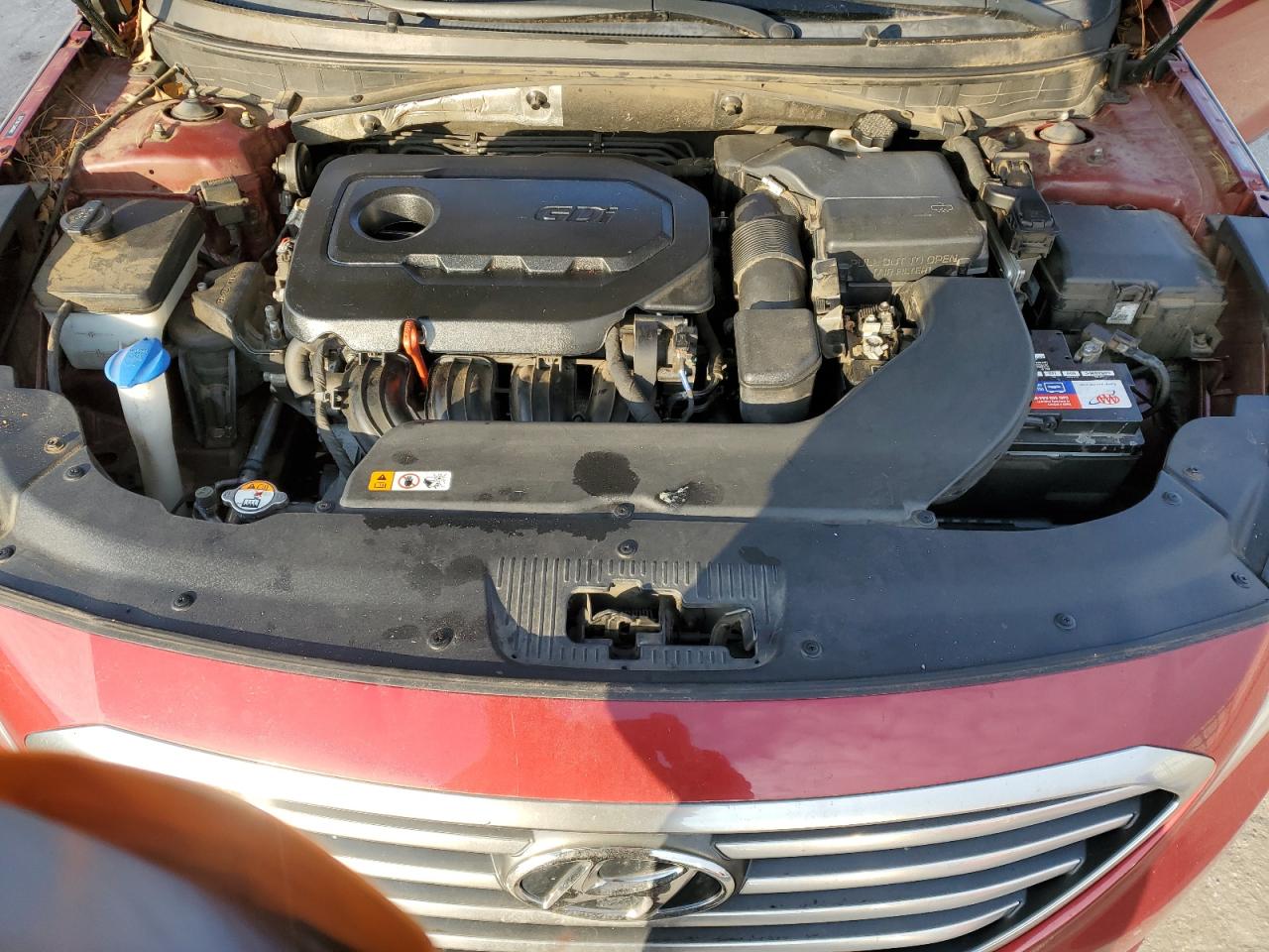 2016 Hyundai Sonata VIN 5NPE24AF7GH360731 Copart auction photo, mechanical damage thumbnail 12