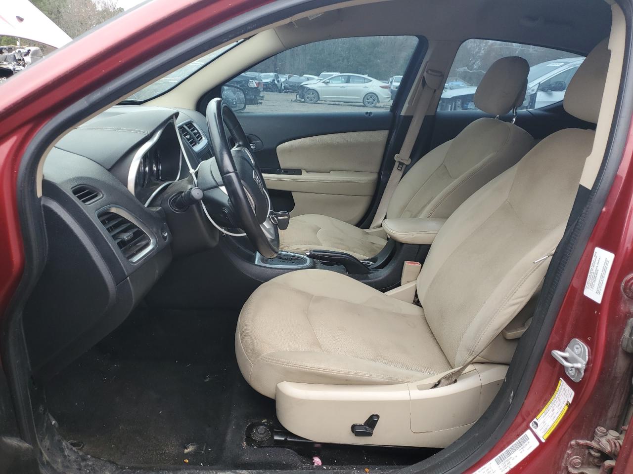 2014 Dodge Avenger VIN 1C3CDZCB6EN223404 Copart auction photo, all over damage thumbnail 7