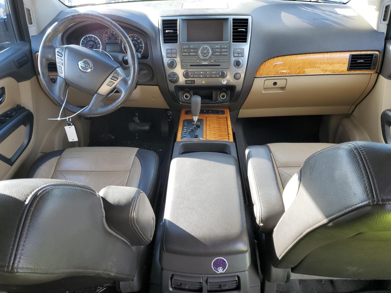 2015 Nissan Armada VIN 5N1AA0NE7FN606246 Copart auction photo, side / mechanical damage thumbnail 8