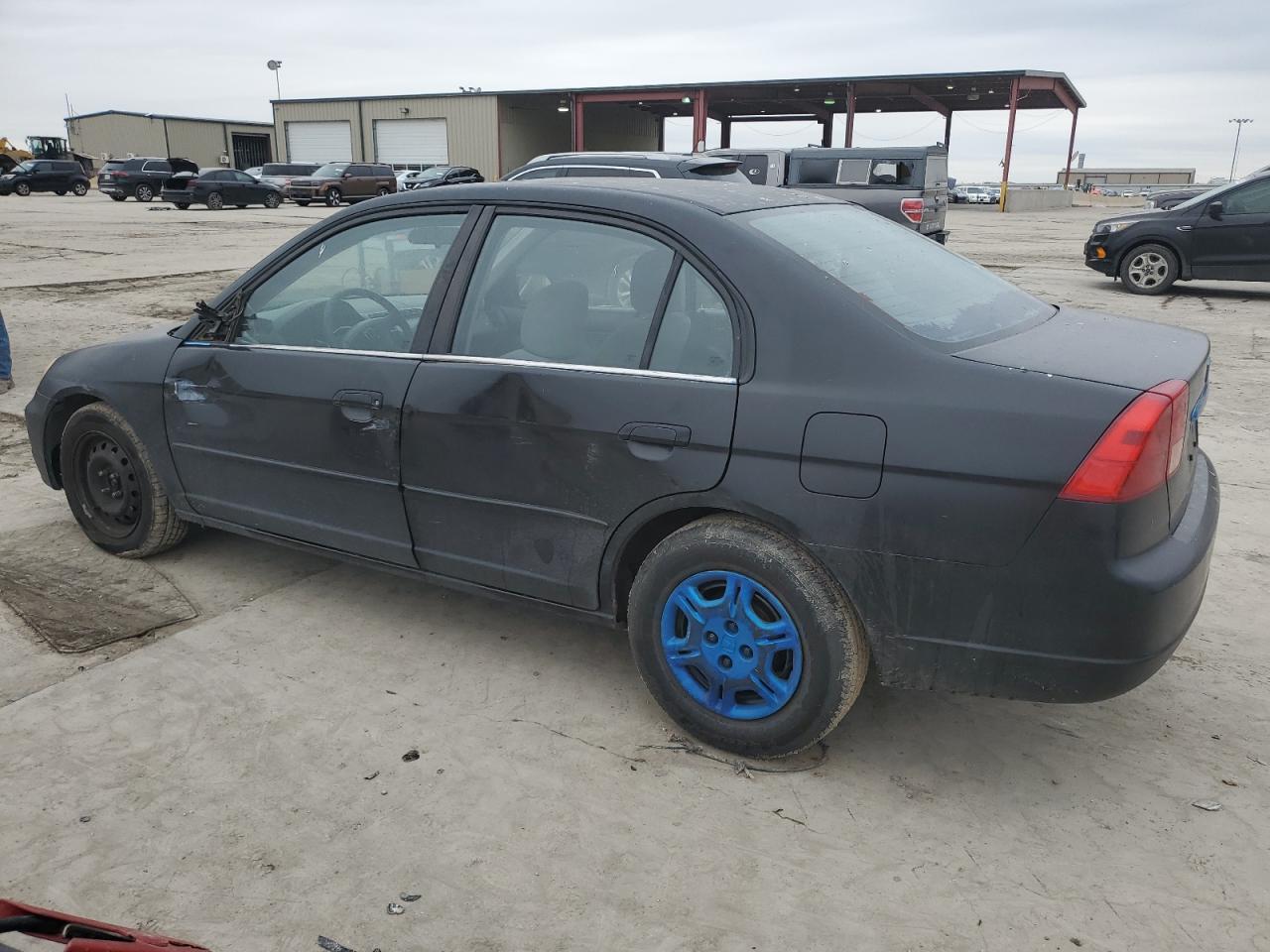 2002 Honda Civic VIN 2HGES26792H501131 Copart auction photo, front end / side damage thumbnail 2