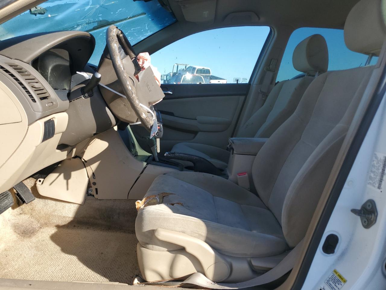 2007 Honda Accord VIN 1HGCM56447A063889 Copart auction photo, all over damage thumbnail 7