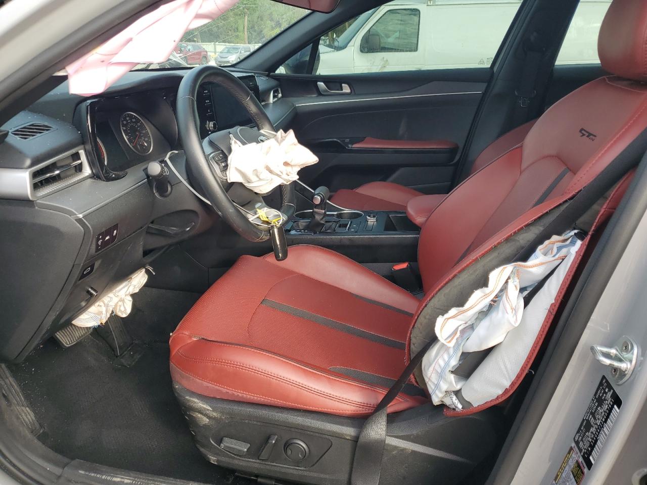 2021 KIA K5 VIN 5XXG64J22MG057681 Copart auction photo, front end / side damage thumbnail 7