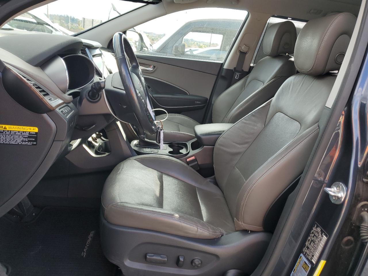 2019 Hyundai Santa Fe VIN KM8SR4HF3KU305028 Copart auction photo, rear end damage thumbnail 7
