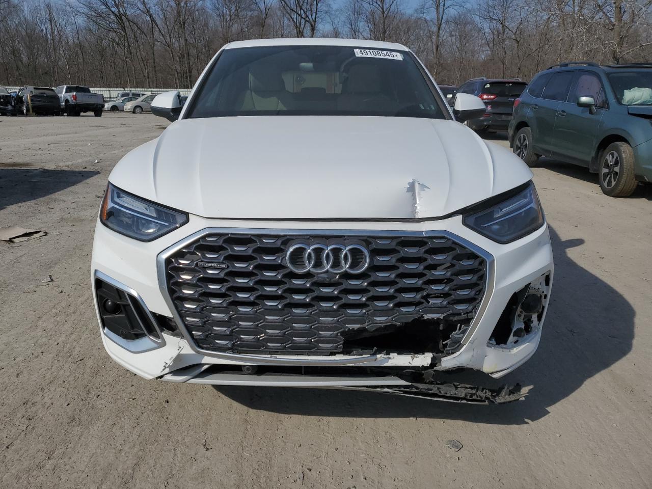 2021 Audi Q5 VIN WA1AAAFY7M2114037 Copart auction photo, front end damage thumbnail 5