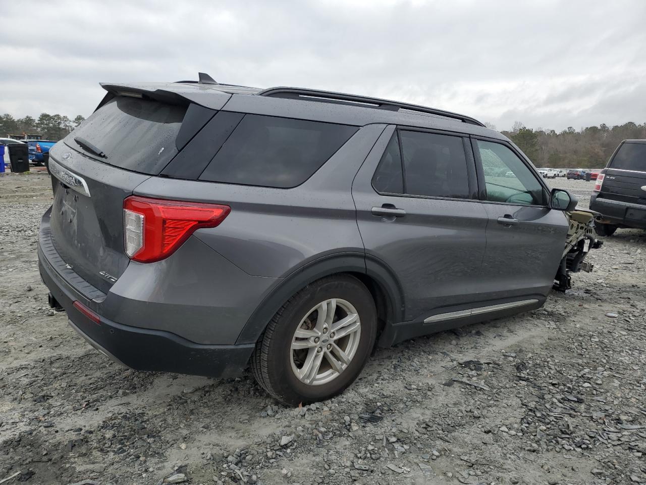 2022 Ford Explorer VIN 1FMSK8DH5NGA10812 Copart auction photo, front end damage thumbnail 3