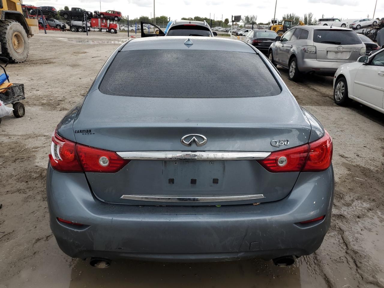 2015 Infiniti Q50 VIN JN1BV7AP3FM356848 Copart auction photo, all over damage thumbnail 6
