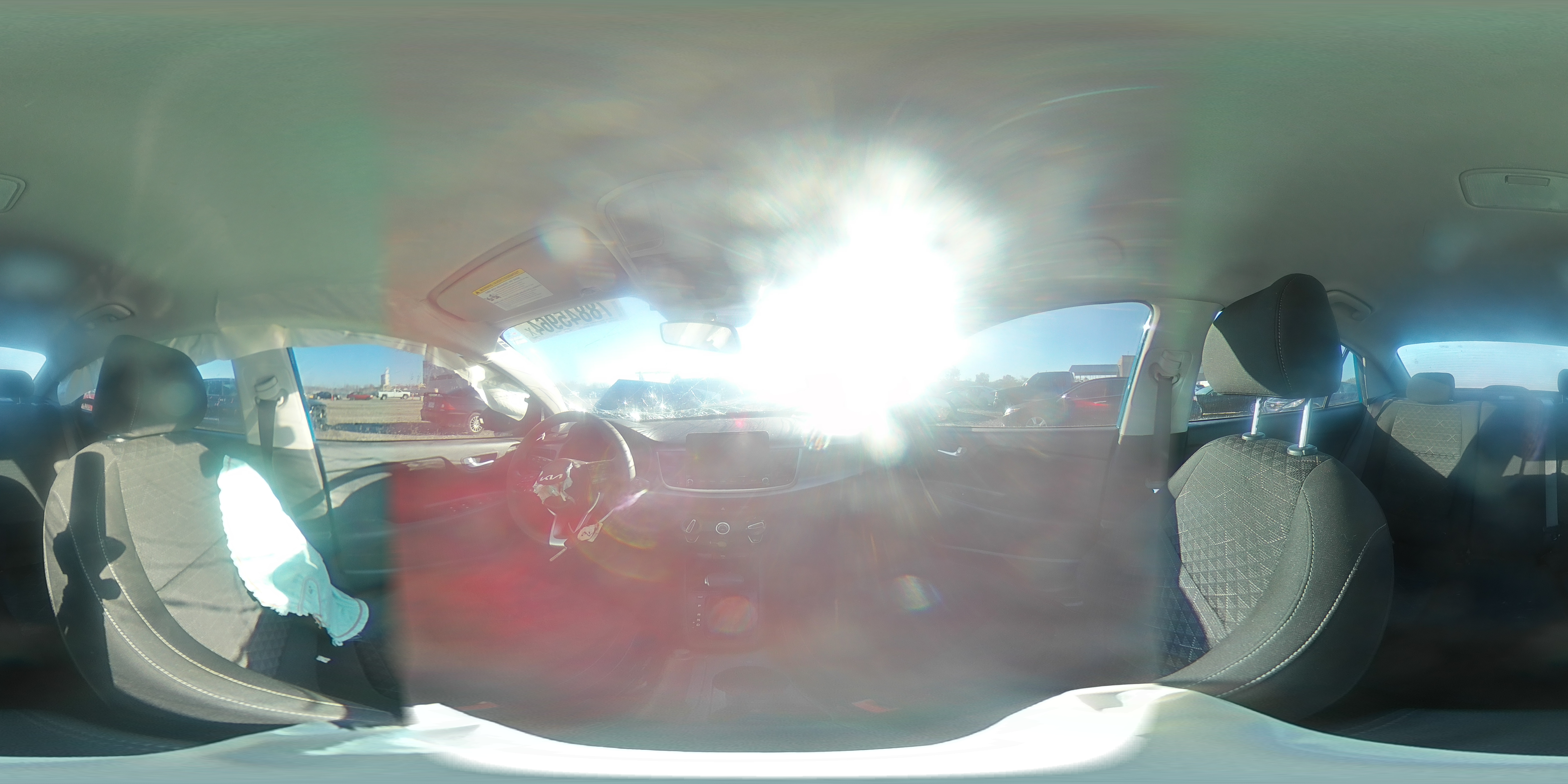 2023 KIA Rio VIN 3KPA24AD1PE516893 Copart auction photo, front end damage thumbnail 12