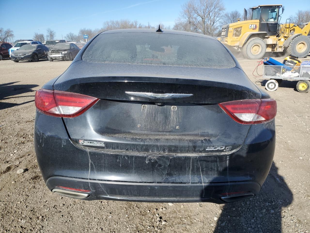 2015 Chrysler 200 VIN 1C3CCCBG6FN605320 Copart auction photo, undercarriage damage thumbnail 6