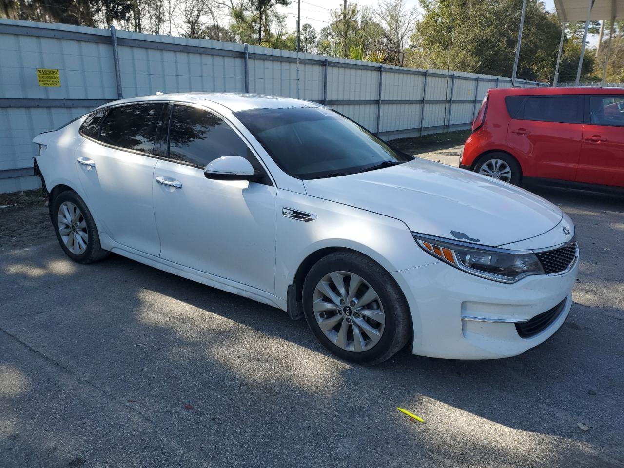 2018 KIA Optima VIN 5XXGU4L35JG227393 Copart auction photo, rear end / front end damage thumbnail 4