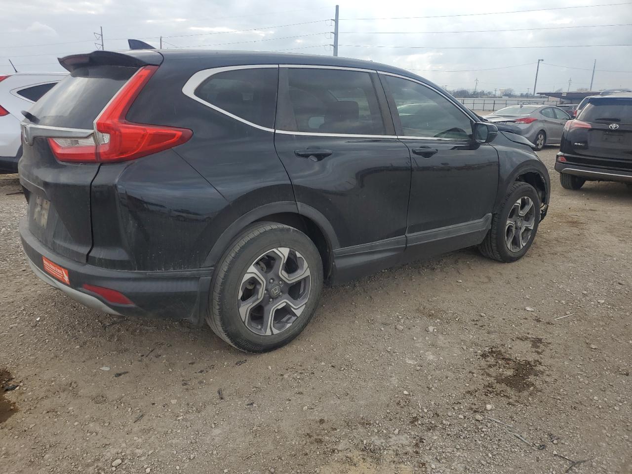 2017 Honda CR-V VIN 7FARW1H56HE025529 Copart auction photo, front end damage thumbnail 3
