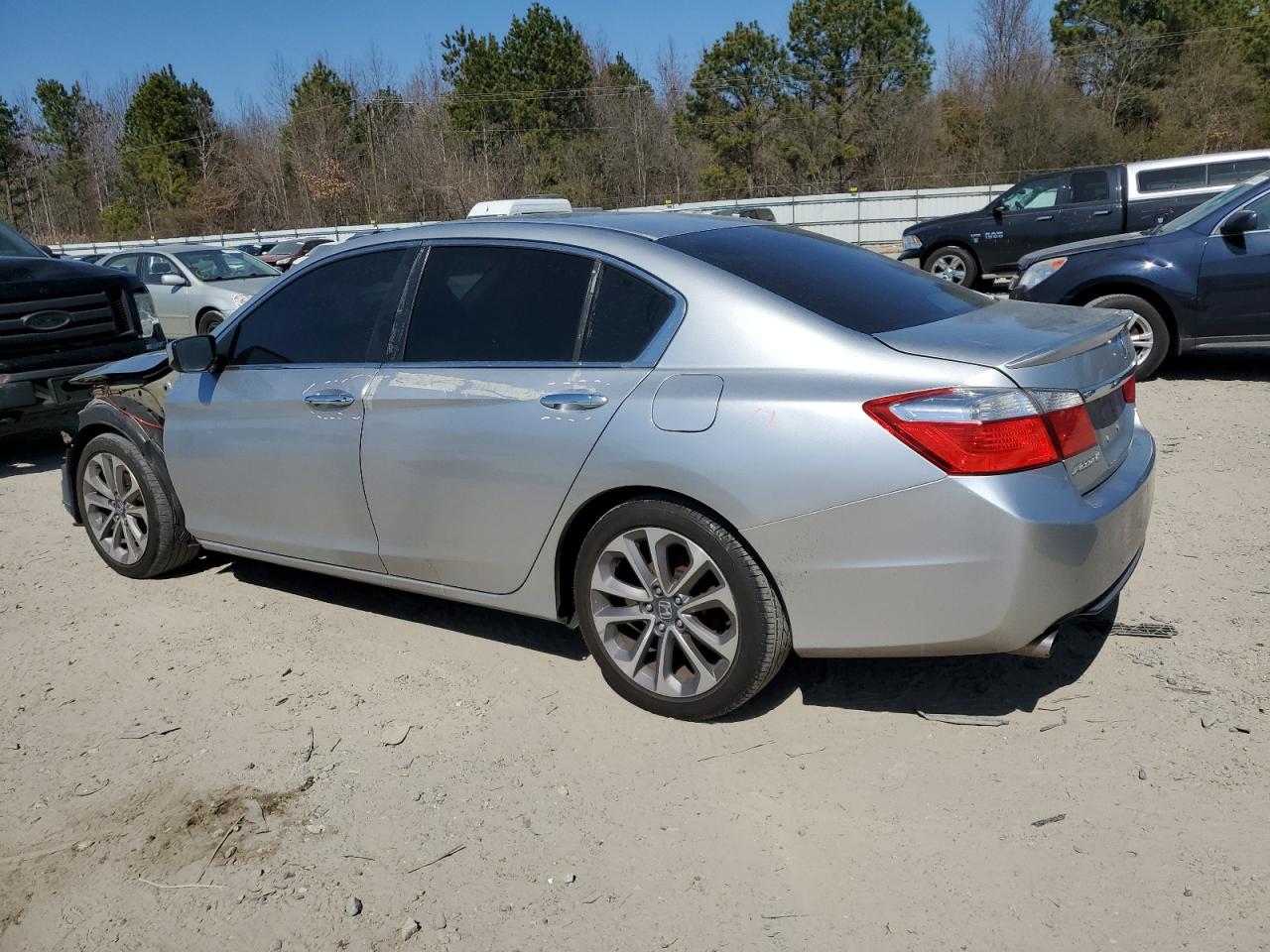 2014 Honda Accord VIN 1HGCR2F51EA068988 Copart auction photo, front end / side damage thumbnail 2