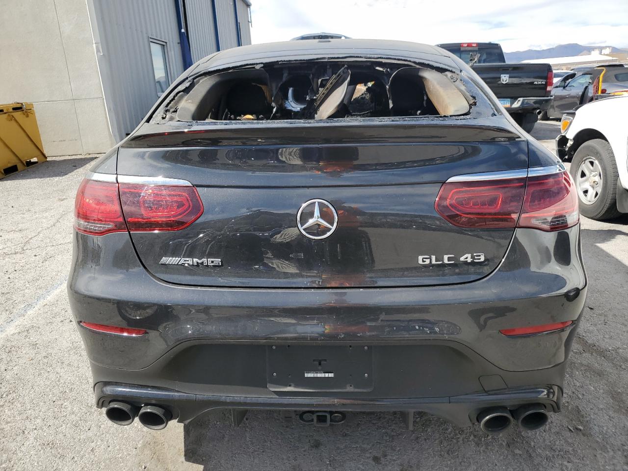 2020 Mercedes-Benz GLC VIN W1N0J6EB8LF784450 Copart auction photo, burn damage thumbnail 6