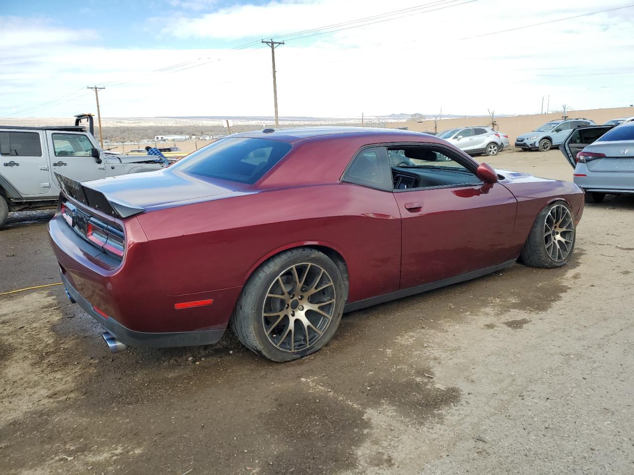 2019 Dodge Challenger VIN 2C3CDZAG3KH612598 Copart auction photo, side damage thumbnail 3