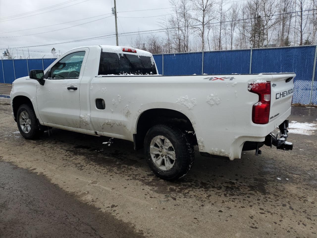 2021 Chevrolet Silverado VIN 3GCNYAEH1MG210112 Copart auction photo, rear end / side damage thumbnail 2