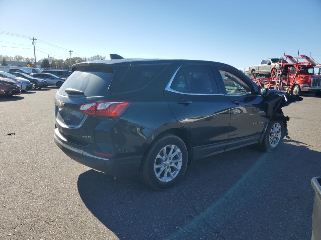 2020 Chevrolet Equinox VIN 3GNAXUEV1LL324486 Copart auction photo, front end damage thumbnail 3