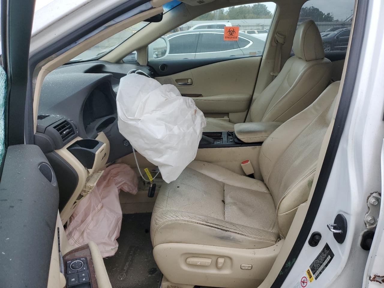 2015 Lexus RX VIN 2T2ZK1BA2FC151137 Copart auction photo, front end / side damage thumbnail 7