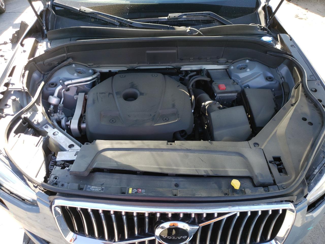 2021 Volvo XC90 VIN YV4102PK8M1704922 Copart auction photo, front end / side damage thumbnail 12