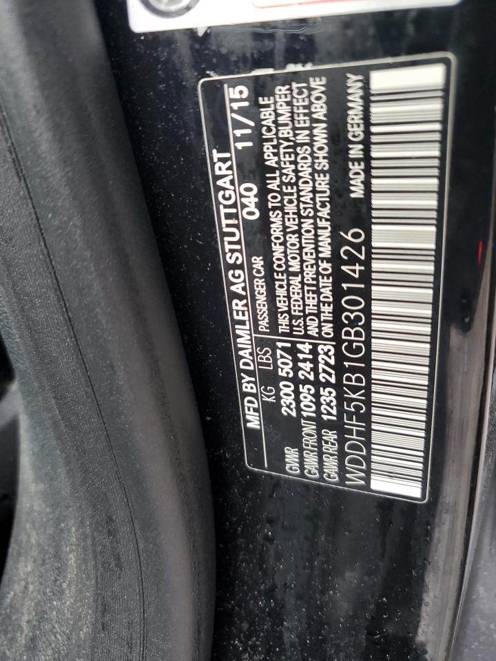2016 Mercedes-Benz E-klasse VIN WDDHF5KB1GB301426 Copart auction photo, front end damage thumbnail 13