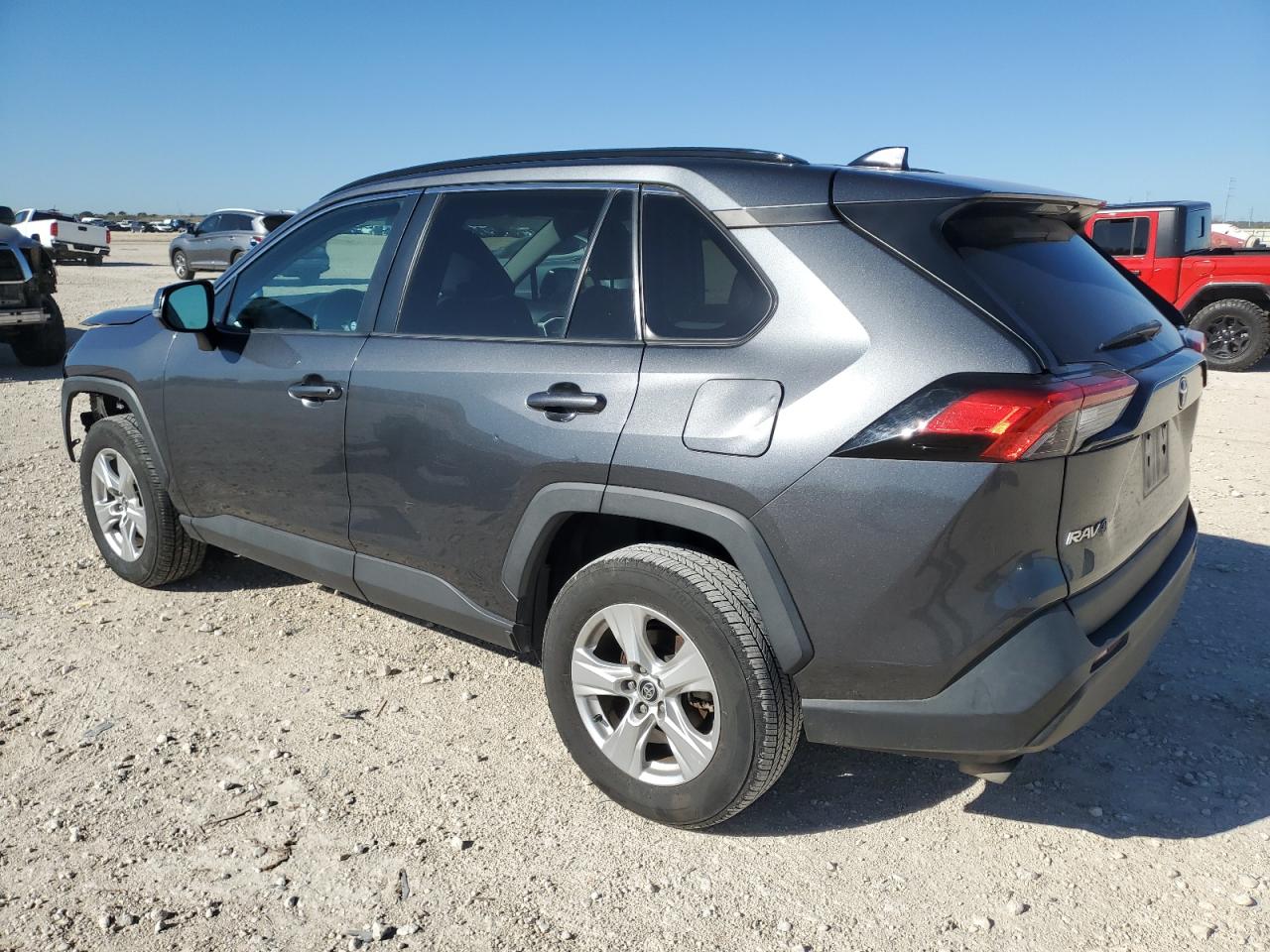 2021 Toyota RAV 4 VIN 2T3W1RFV3MC097096 Copart auction photo, front end / side damage thumbnail 2