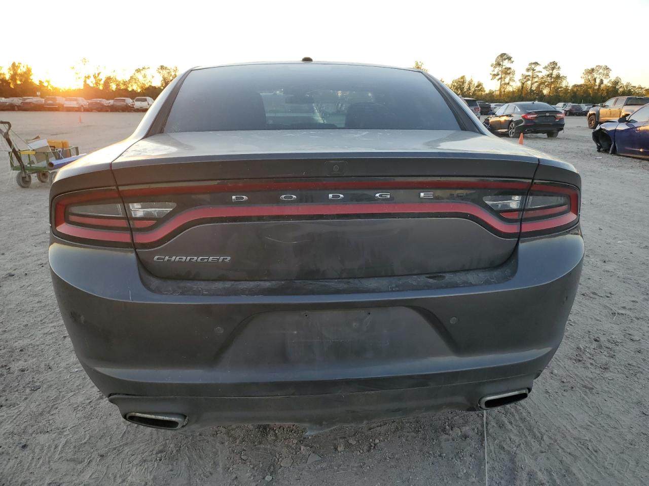 2019 Dodge Charger VIN 2C3CDXBG6KH745567 Copart auction photo, vandalism damage thumbnail 6